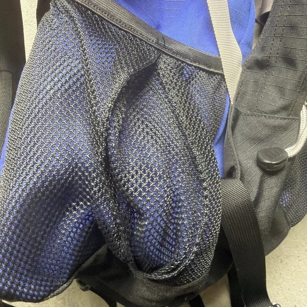 REI Half Dome Hiking Backpack Blue Black Internal Frame Daypack 50L